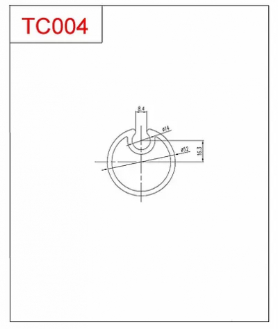 Pole (with rope mould)